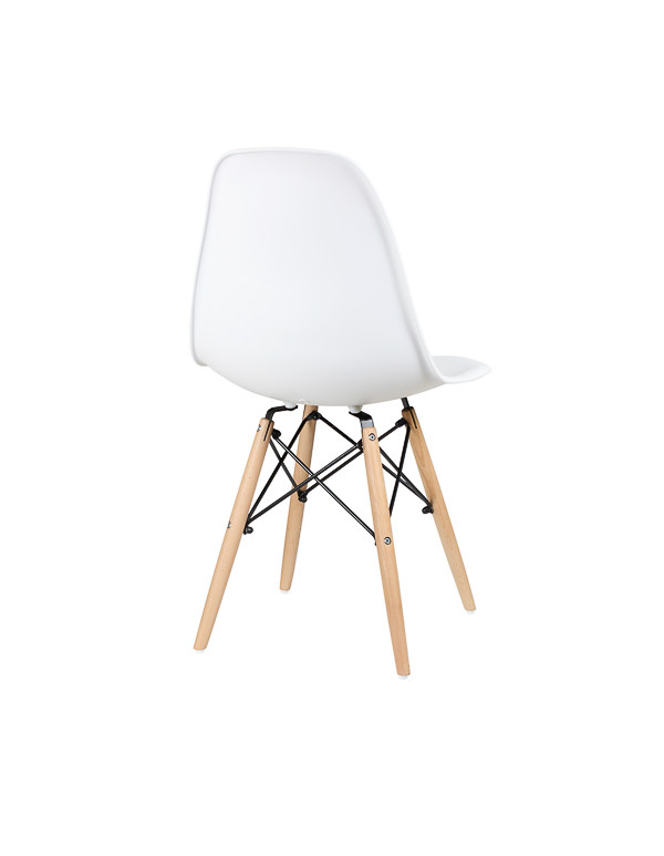 Стул обеденный EAMES DSW WX-503, пластик белый